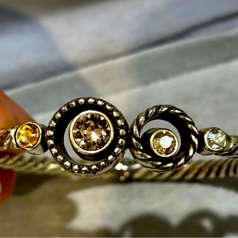 Brighton Halo Topaz Bangle